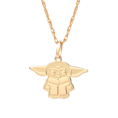 14k Gold The Child Charm Necklace - Sallyrose