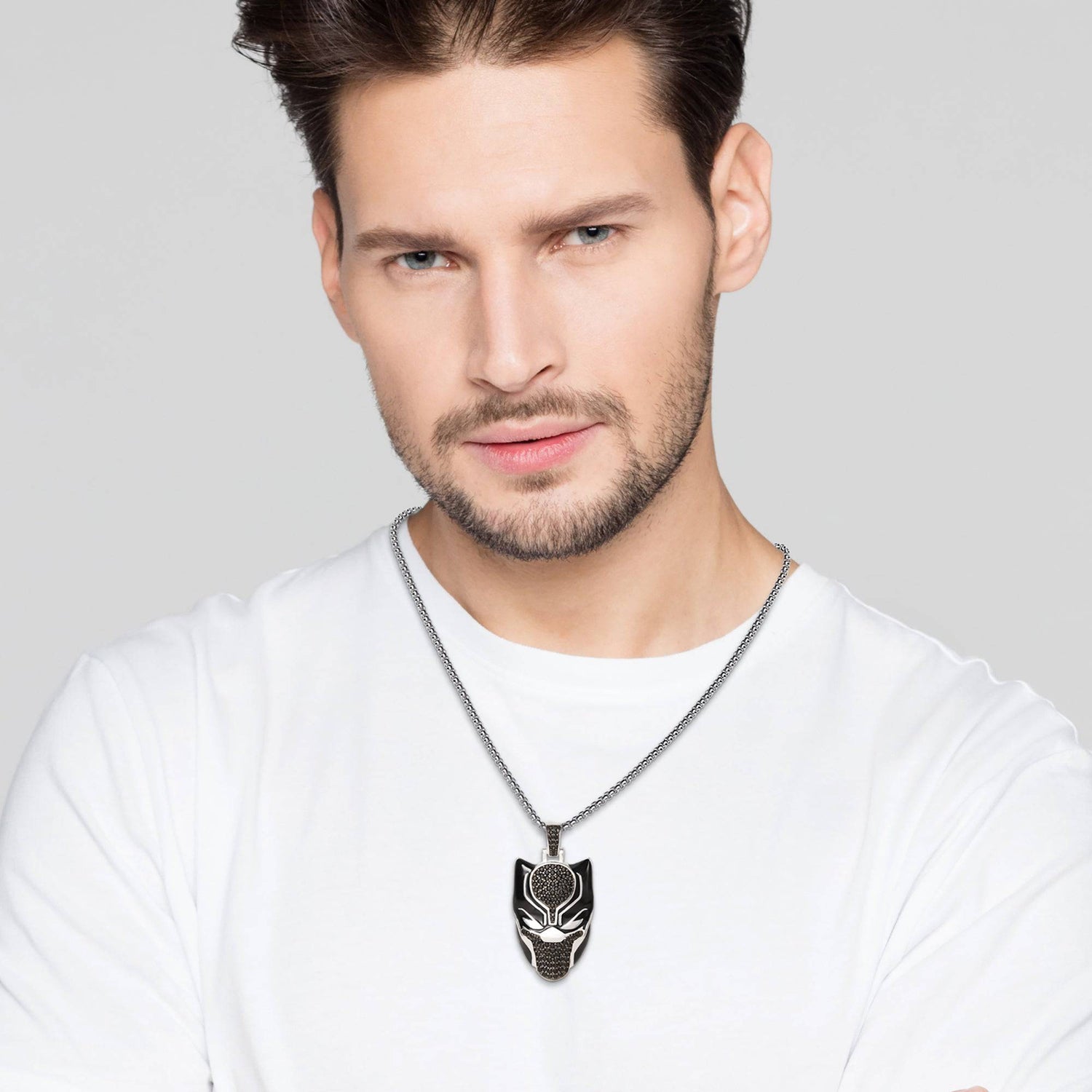 Black Panther Sterling Silver Necklace - Sallyrose