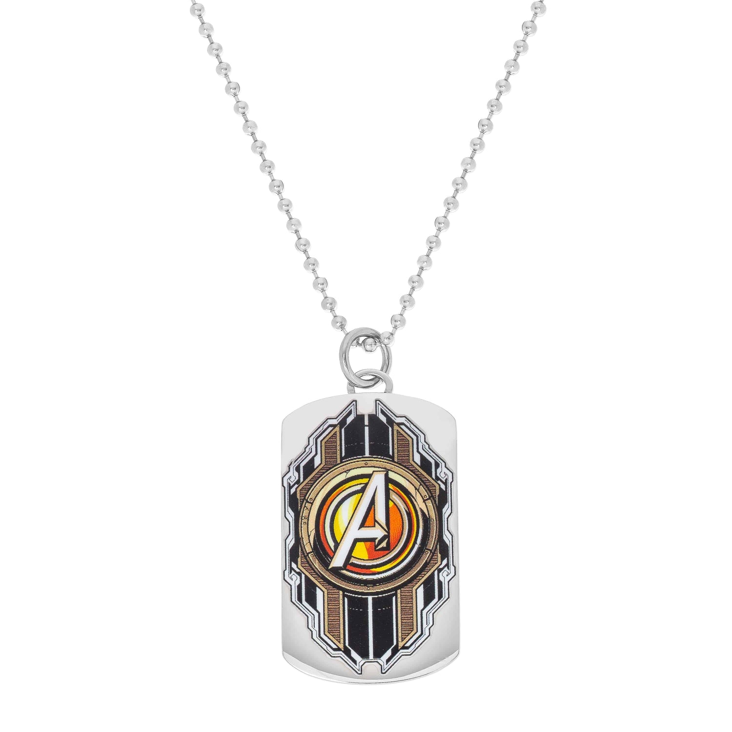 Marvel's Avengers Dog Tag Pendant Necklace - Sallyrose