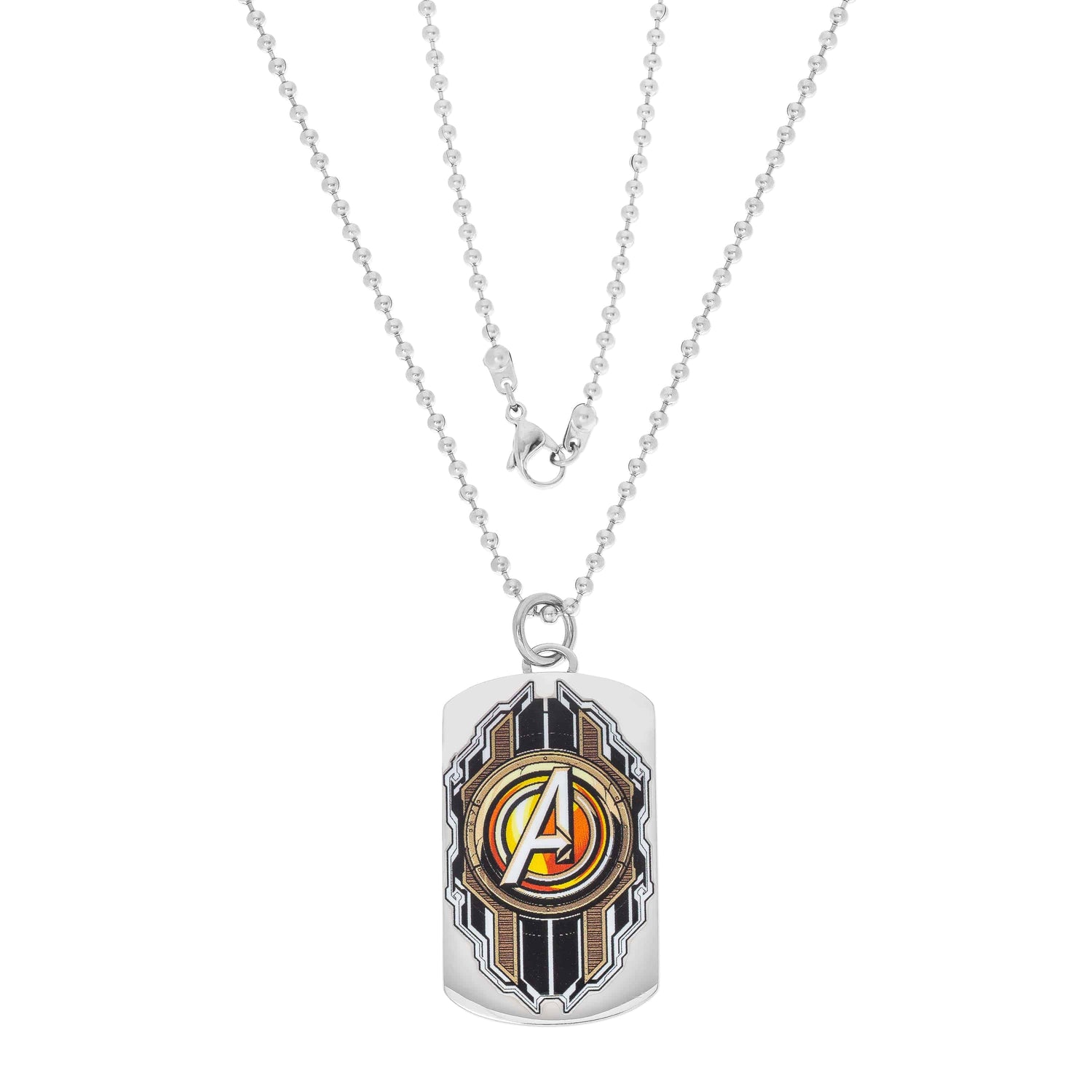 Marvel's Avengers Dog Tag Pendant Necklace - Sallyrose