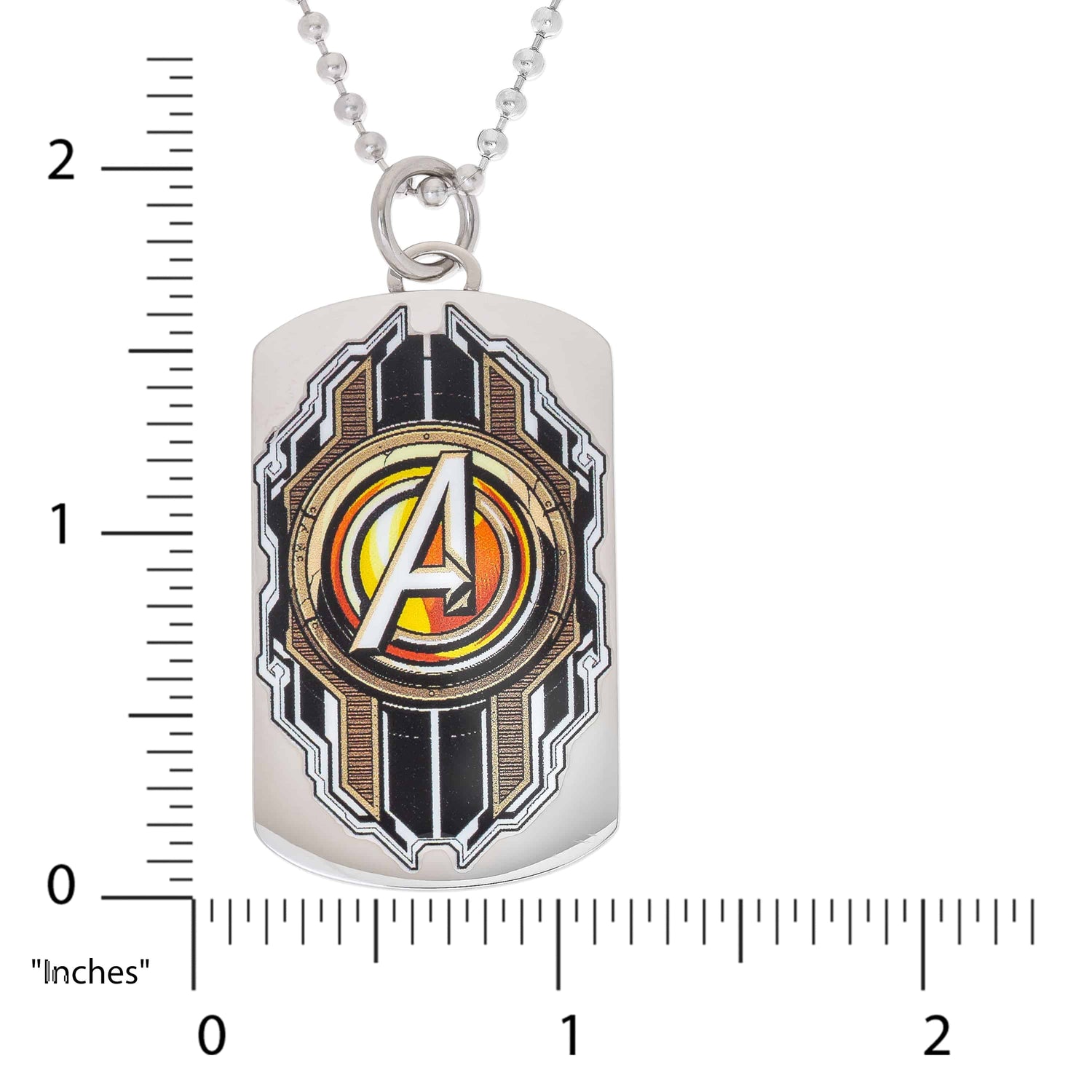 Marvel's Avengers Dog Tag Pendant Necklace - Sallyrose