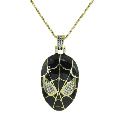 Marvel Spider-Man Sterling Silver Pendant Necklace - Sallyrose