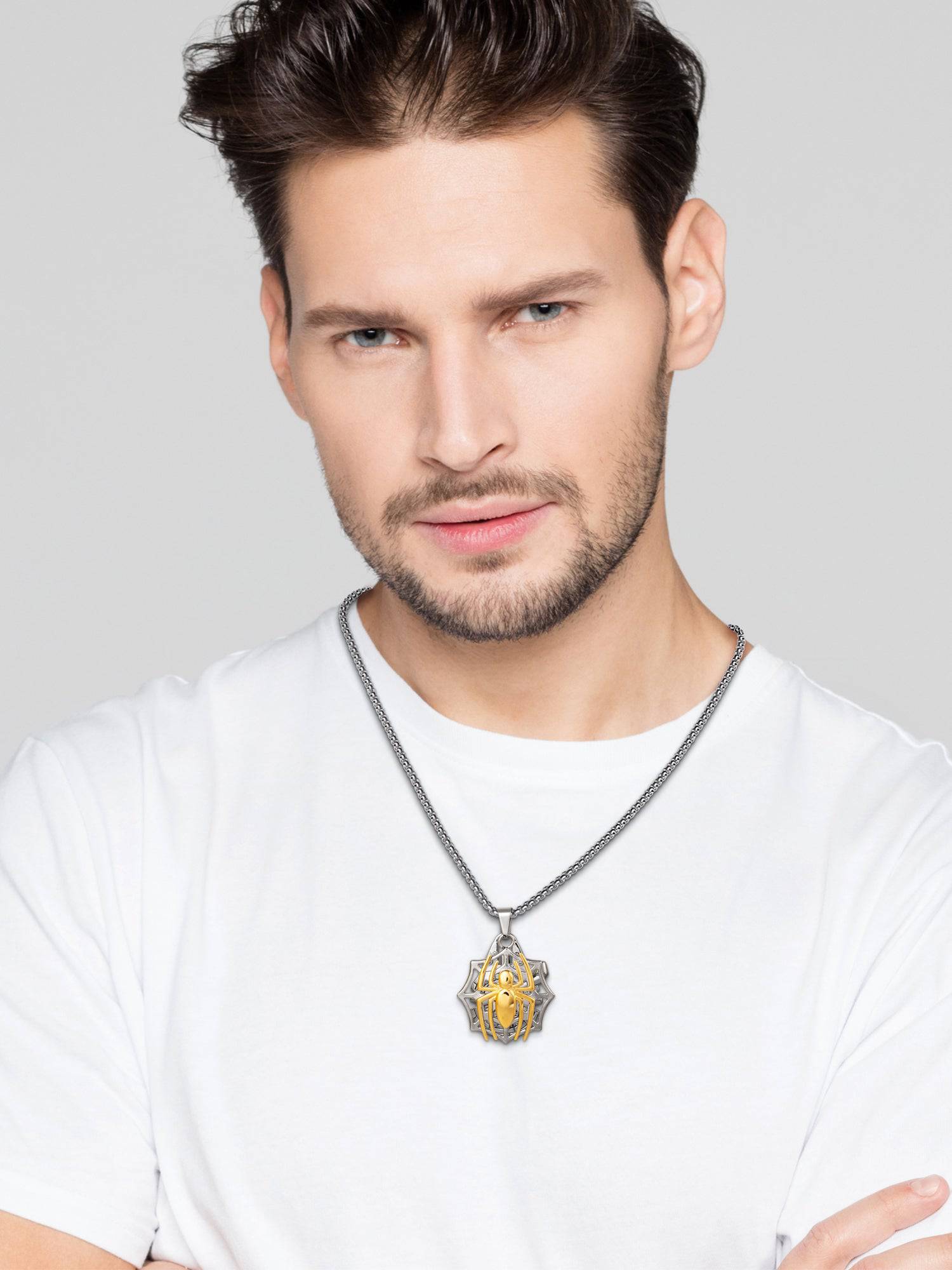 Marvel Spider Man Two-Tone Necklace - Sallyrose